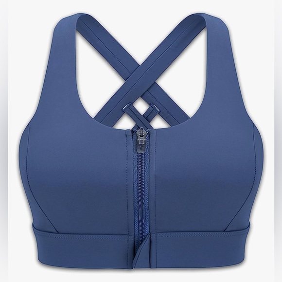 Cordaw Zipper in Front Sports Bra High Impact - Picture 6 of 7